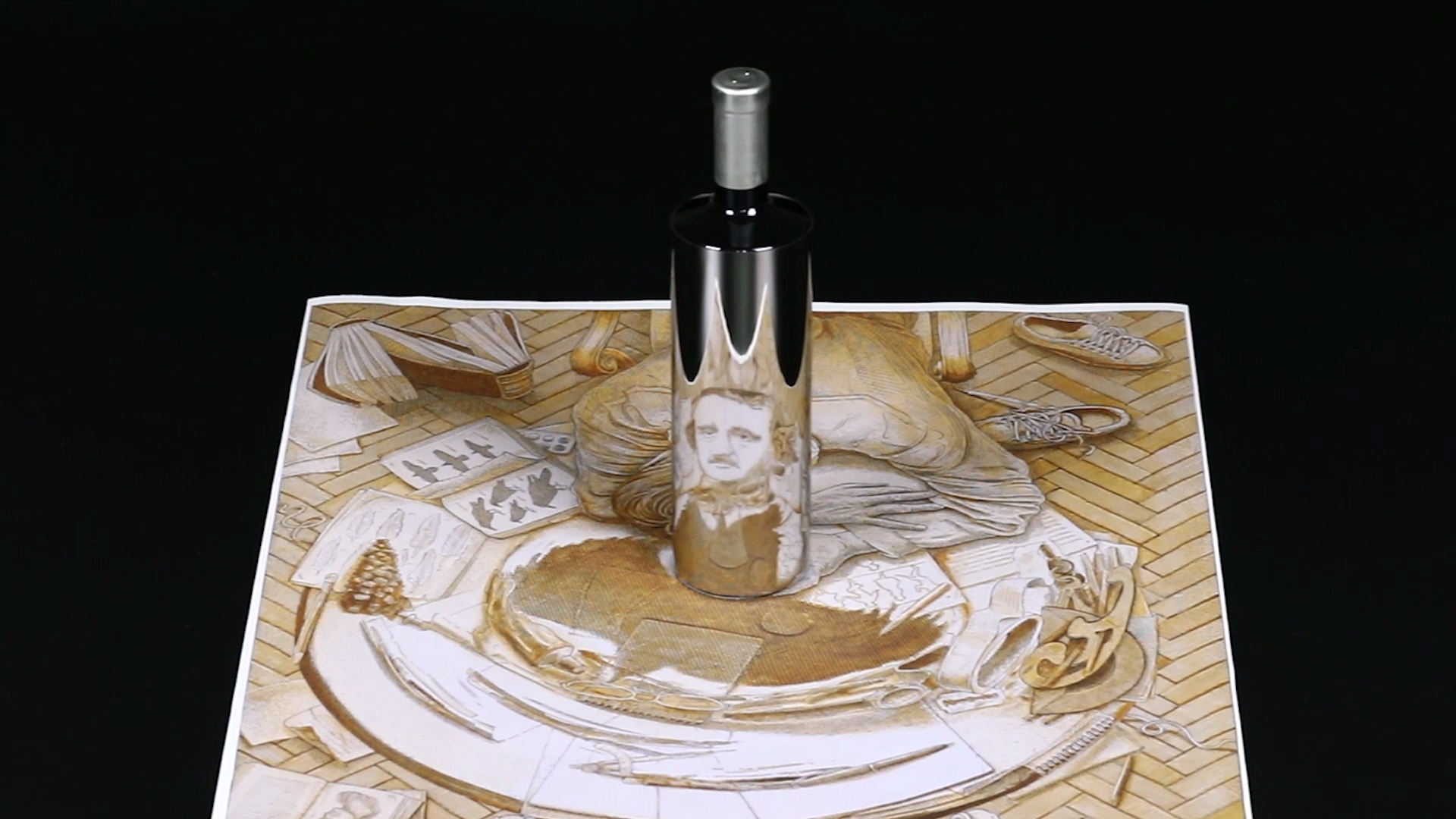 red wine，Worship wine，Artwork，