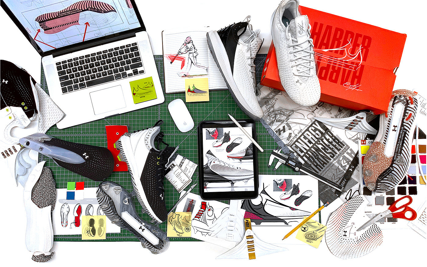 HARPER 5，sneakers，white，