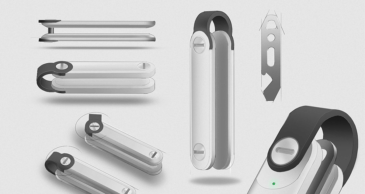 KeySmart Max，Smart key，black，