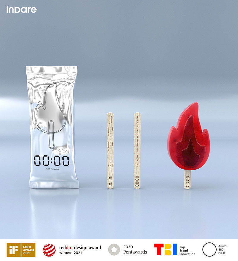 inward，00:00 ice cream，packing design，Brand creativity，