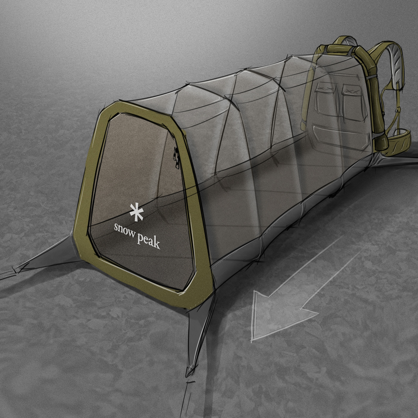 Single Page，Hand drawn，industrial design，