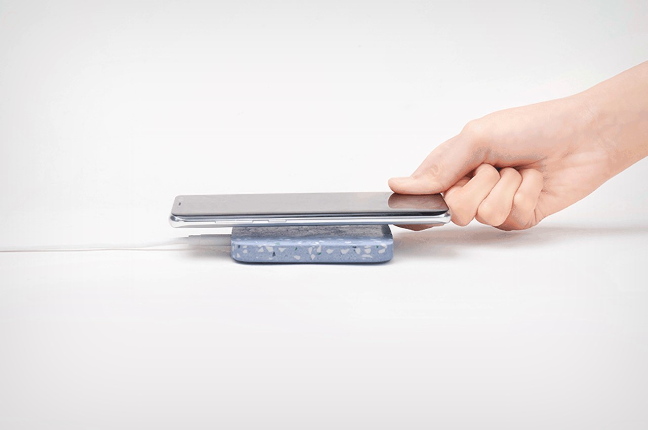 W10，wireless charger ，Terrazzo，