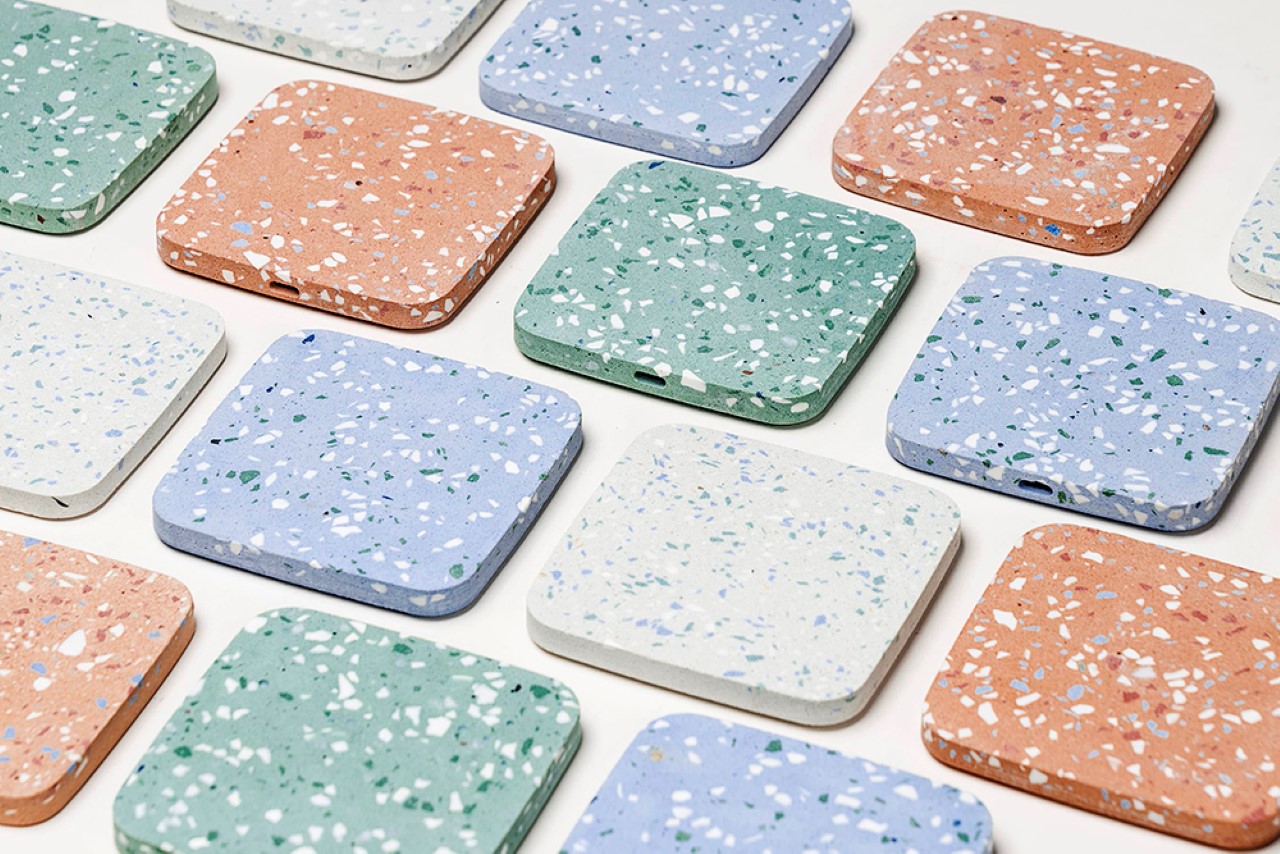 W10，wireless charger ，Terrazzo，