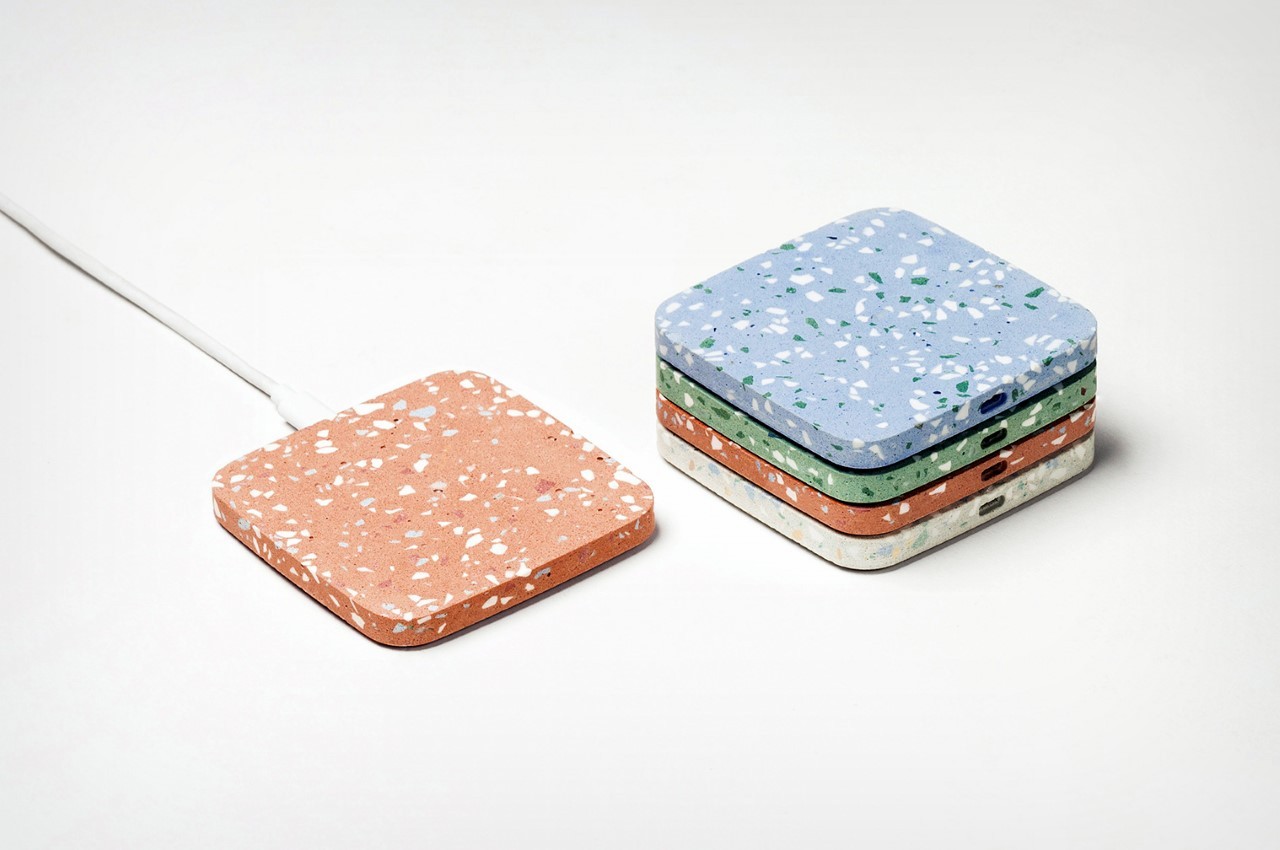 W10，wireless charger ，Terrazzo，