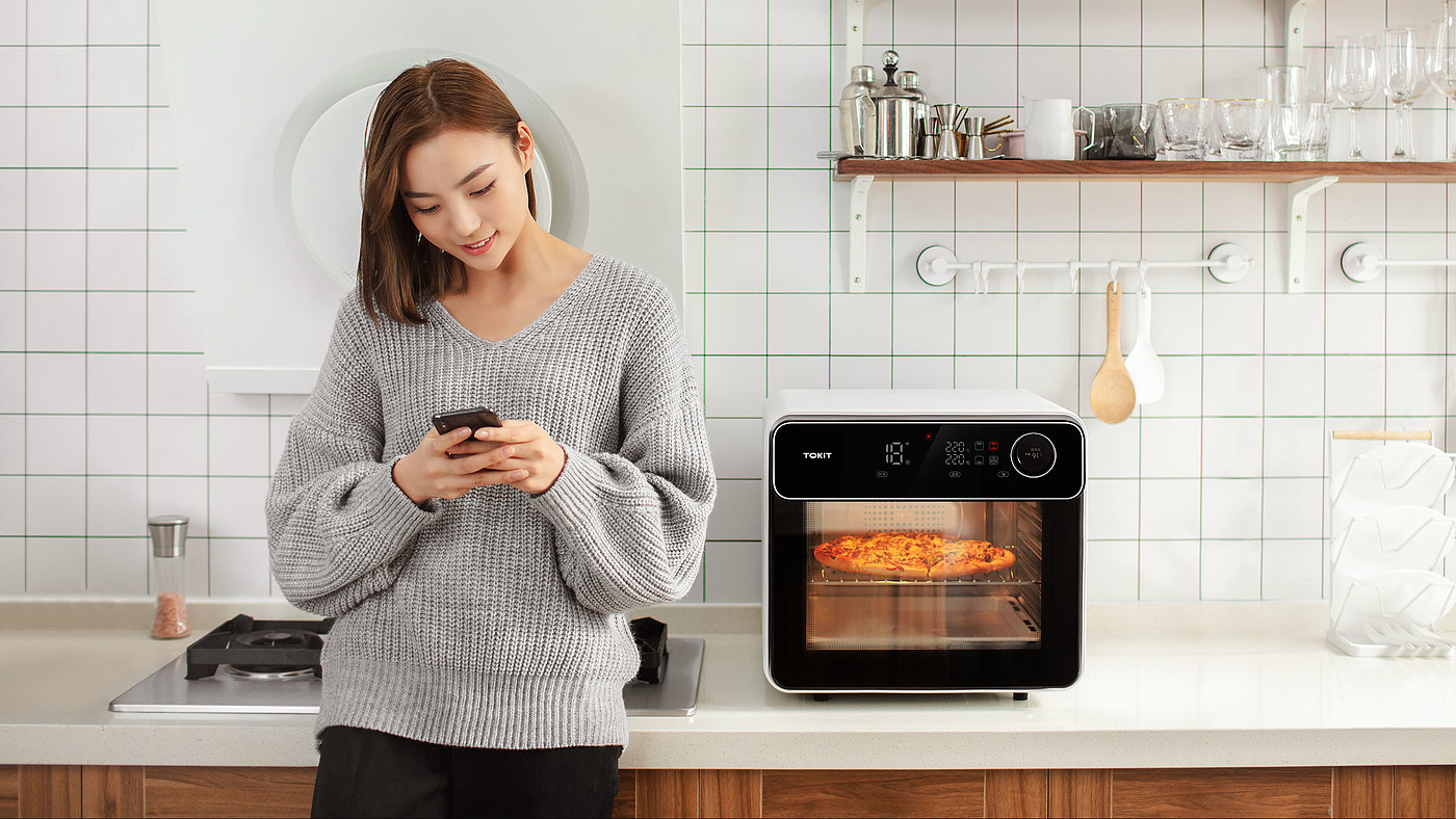 app，intelligence，oven，baking，video，healthy，Temperature control，heating，