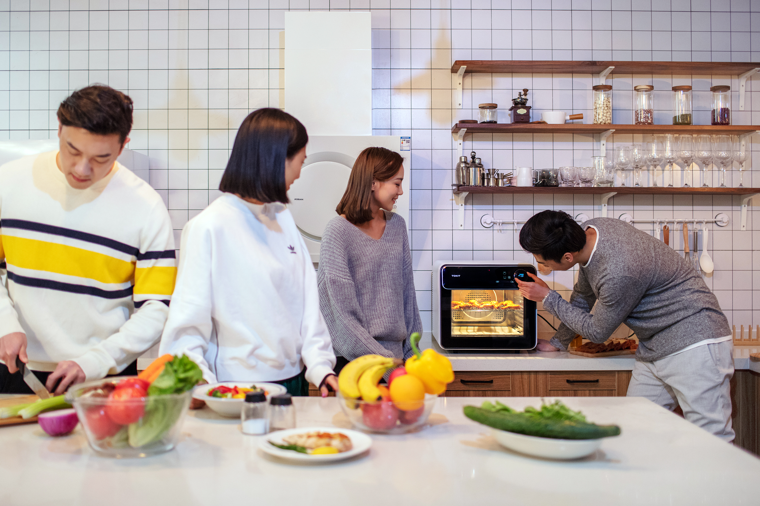 app，intelligence，oven，baking，video，healthy，Temperature control，heating，