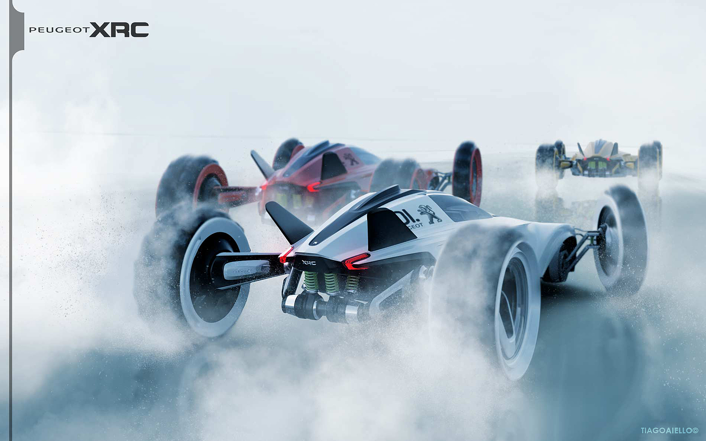 标致，汽车，赛车，概念设计，沙漠，极地，方程式，Peugeot XRC，