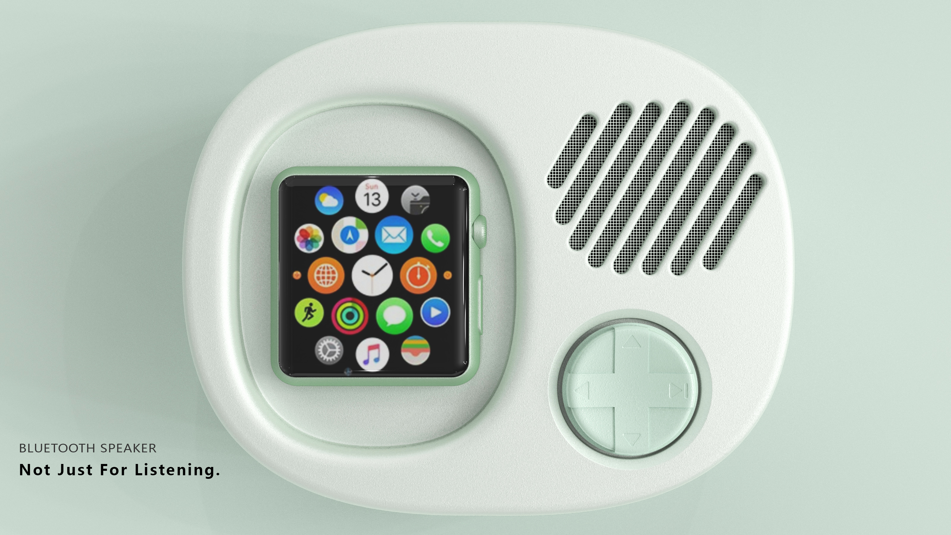 apple，watch，Bluetooth Speaker ，product design，
