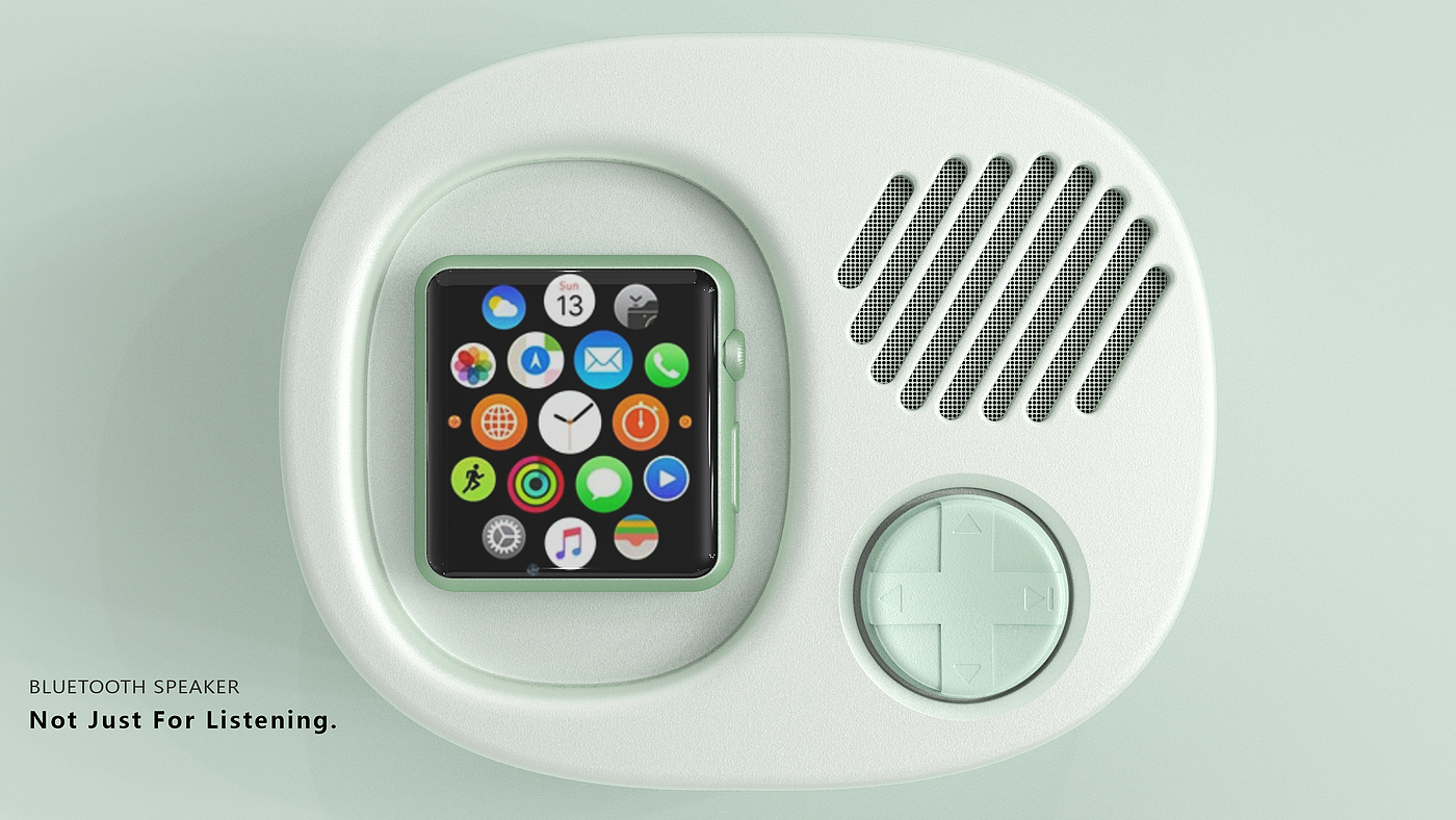 apple，watch，蓝牙音箱，产品设计，