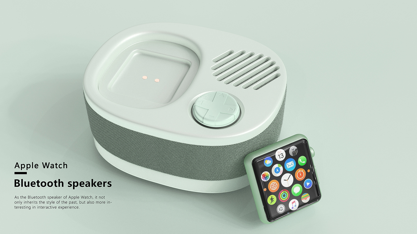 apple，watch，Bluetooth Speaker ，product design，