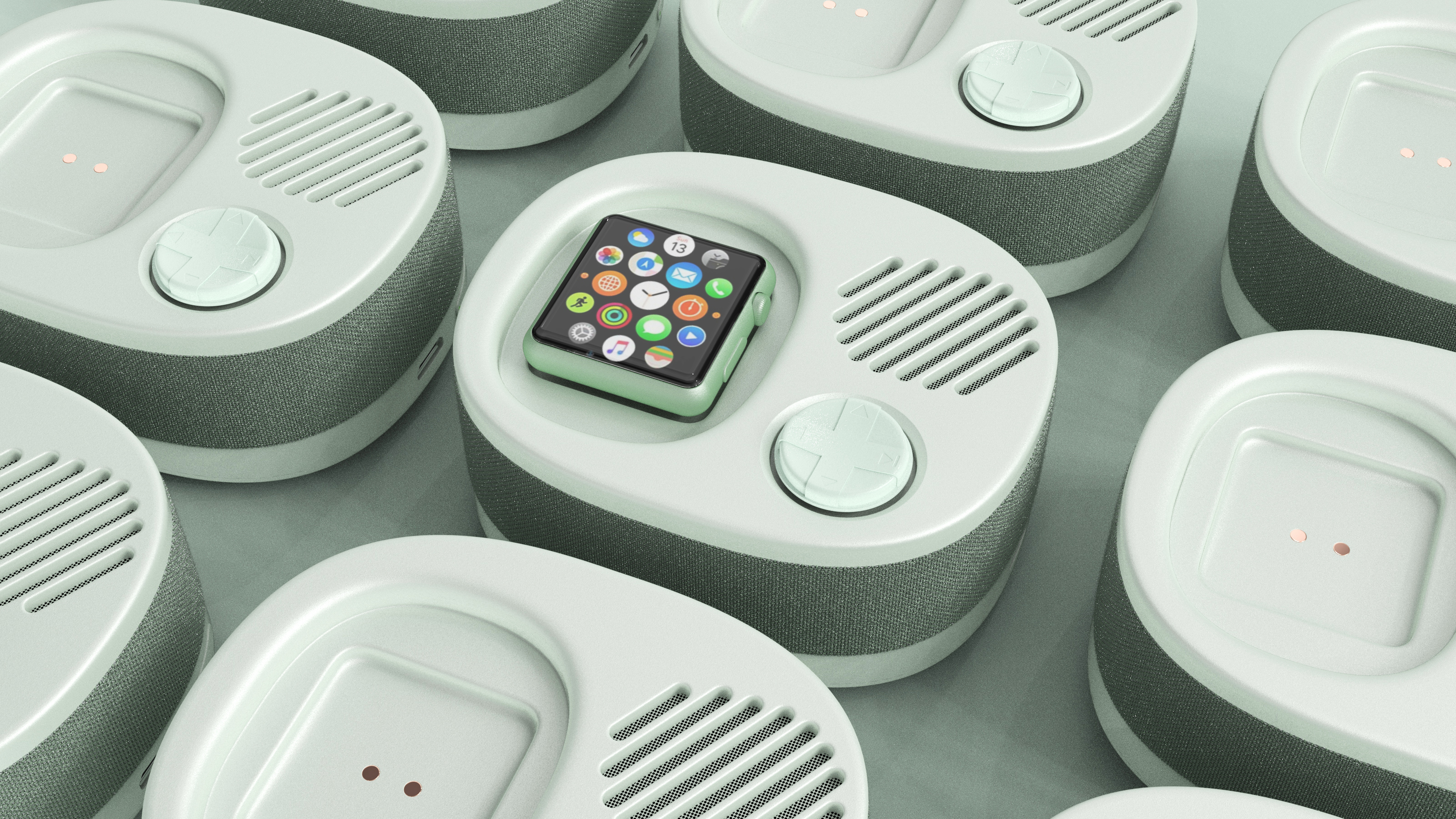 apple，watch，Bluetooth Speaker ，product design，
