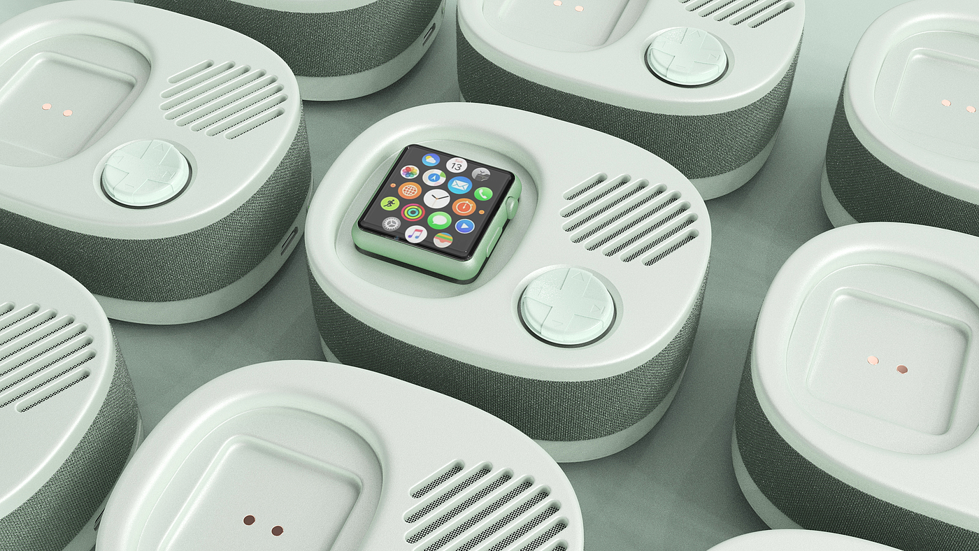 apple，watch，Bluetooth Speaker ，product design，