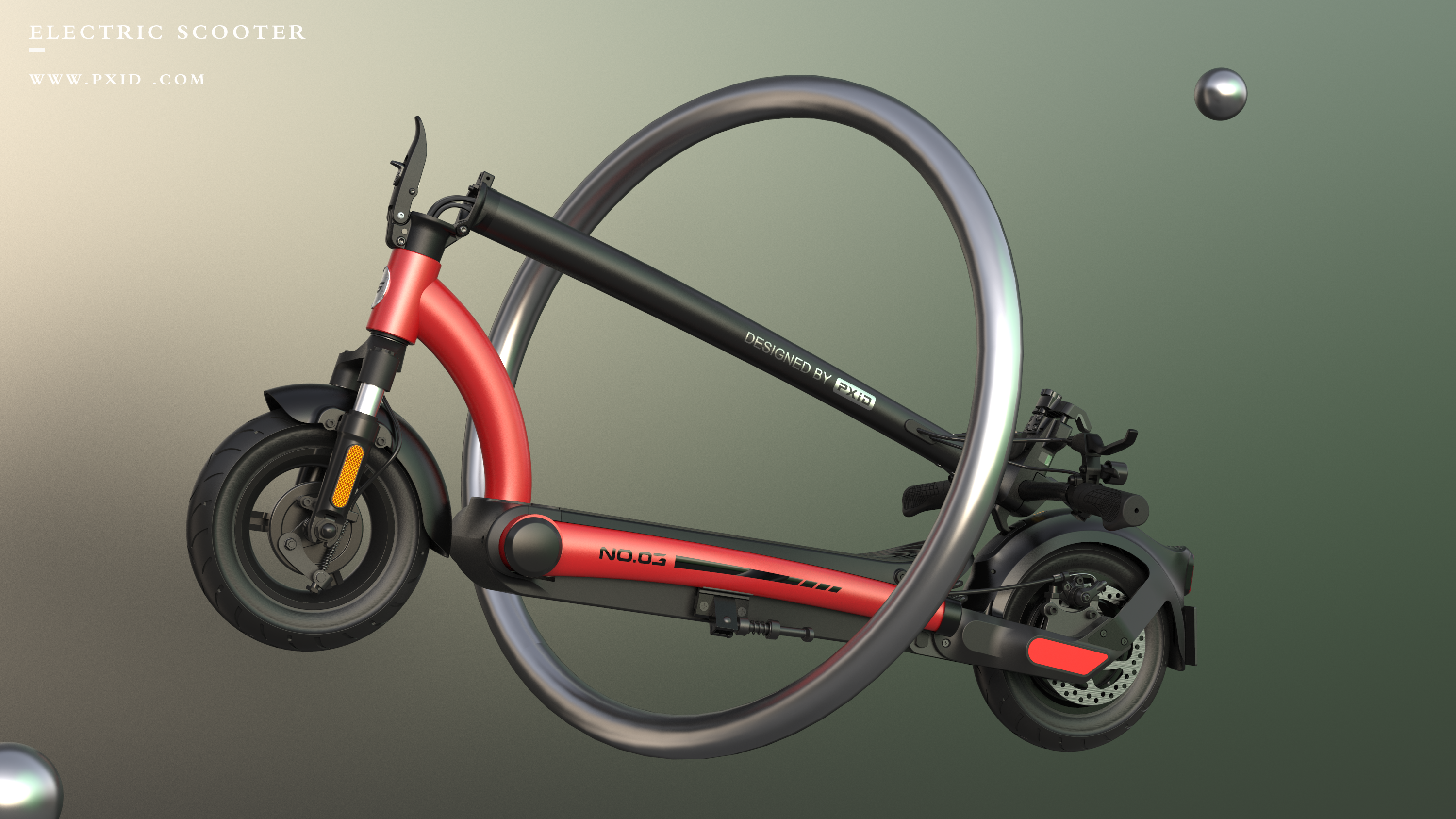 Scooter，Electric scooter，product design，Scooter design，Vehicle design，industrial design，Appearance design，