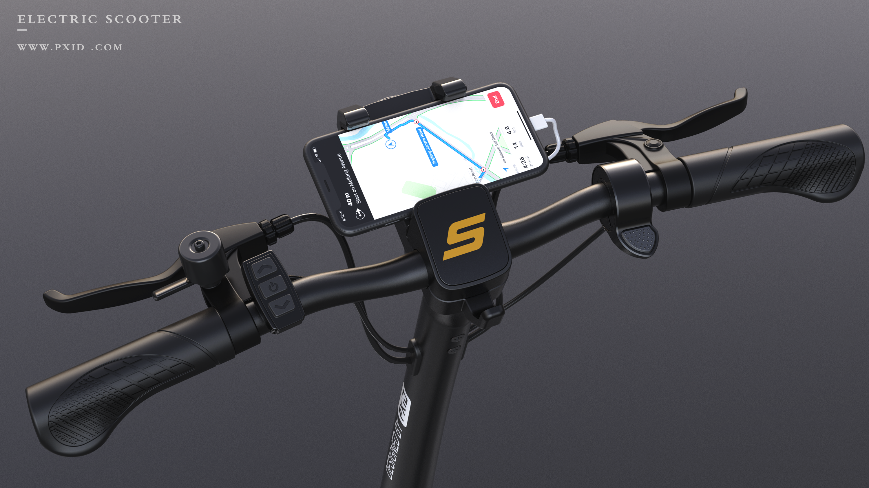 Scooter，Electric scooter，product design，Scooter design，Vehicle design，industrial design，Appearance design，