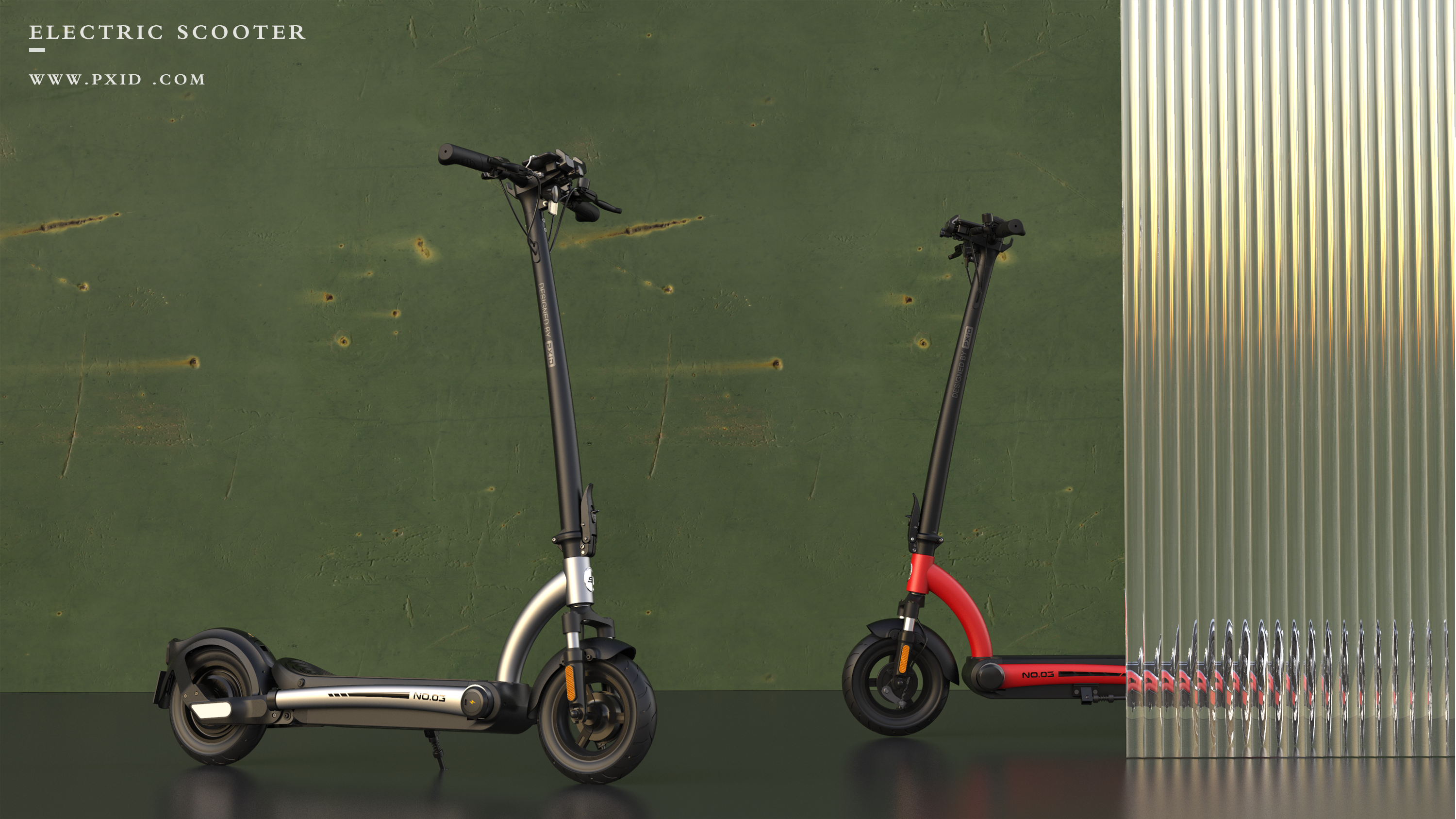 Scooter，Electric scooter，product design，Scooter design，Vehicle design，industrial design，Appearance design，