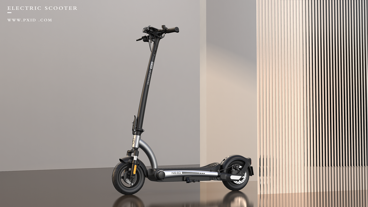 Scooter，Electric scooter，product design，Scooter design，Vehicle design，industrial design，Appearance design，