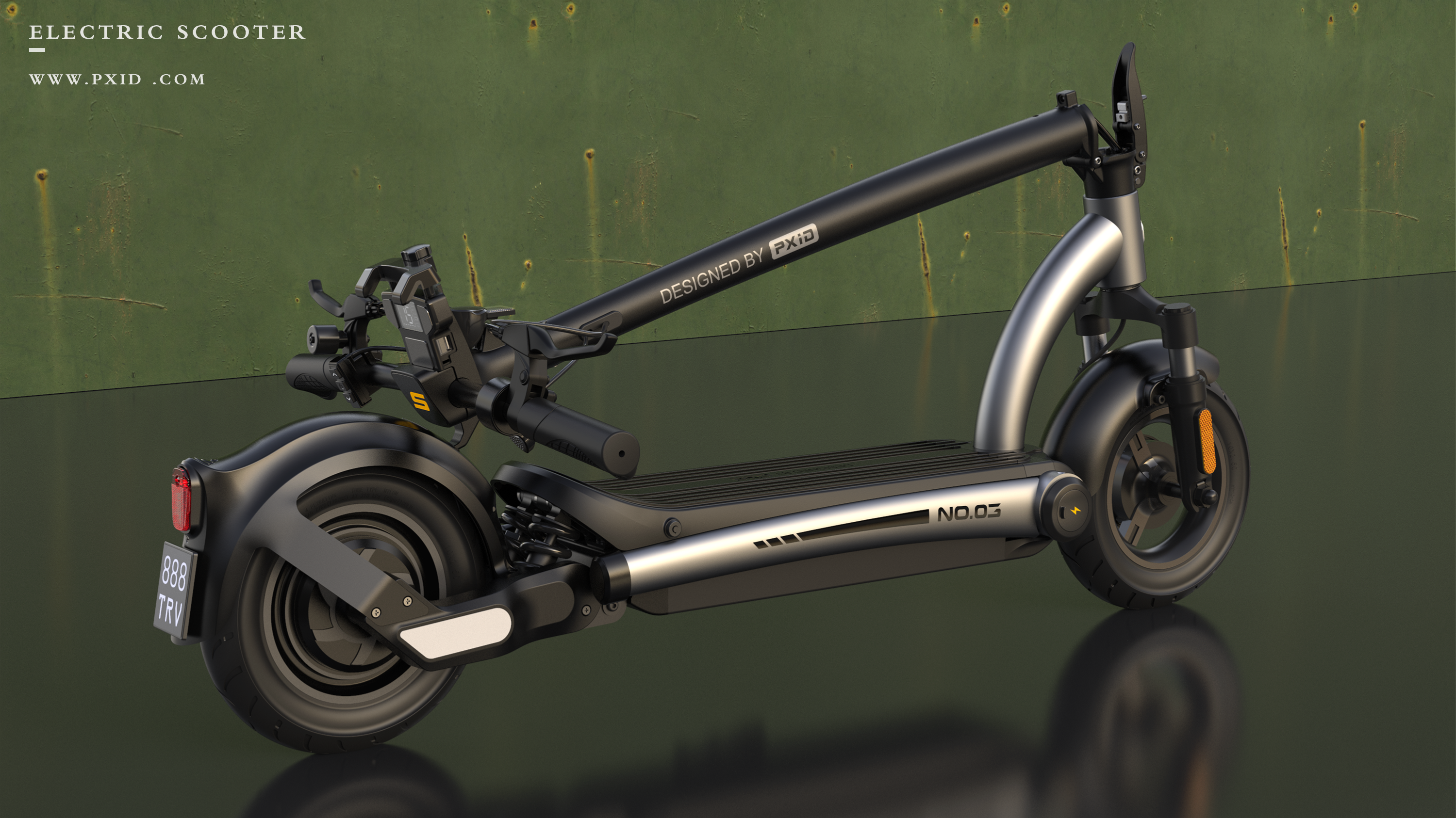 Scooter，Electric scooter，product design，Scooter design，Vehicle design，industrial design，Appearance design，