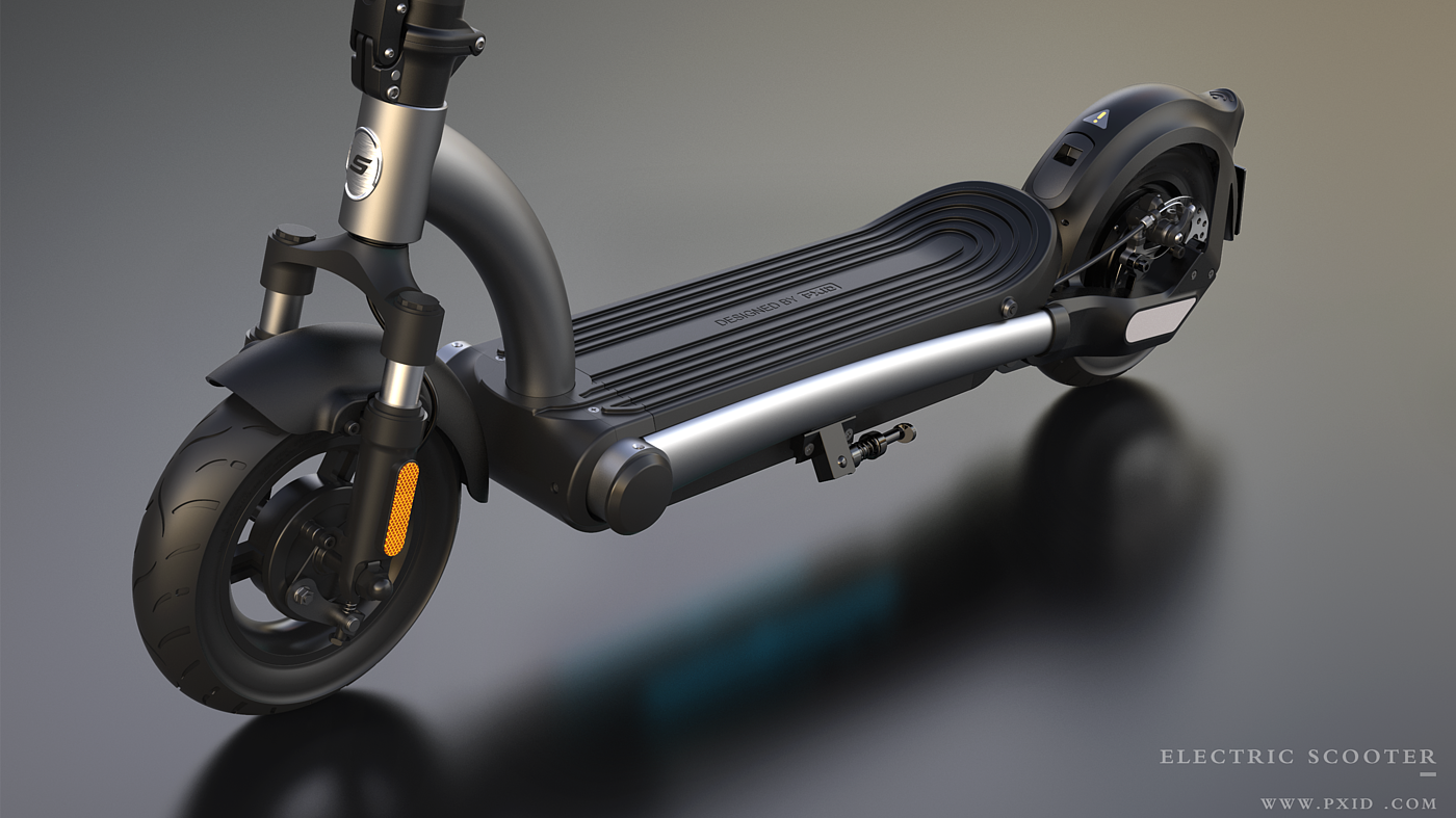 Scooter，Electric scooter，product design，Scooter design，Vehicle design，industrial design，Appearance design，