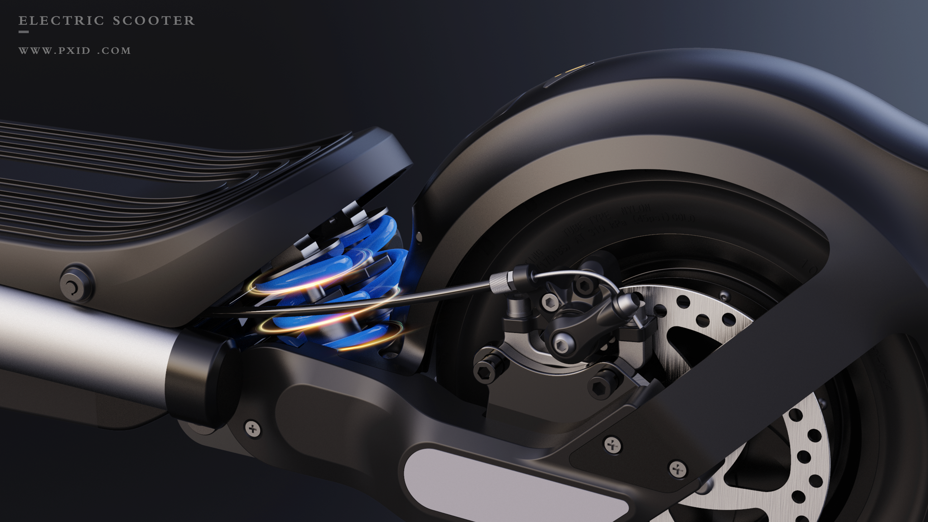 Scooter，Electric scooter，product design，Scooter design，Vehicle design，industrial design，Appearance design，