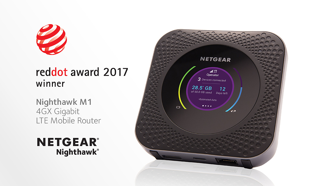 2017 red dot，Nighthawk M1，Portable router，