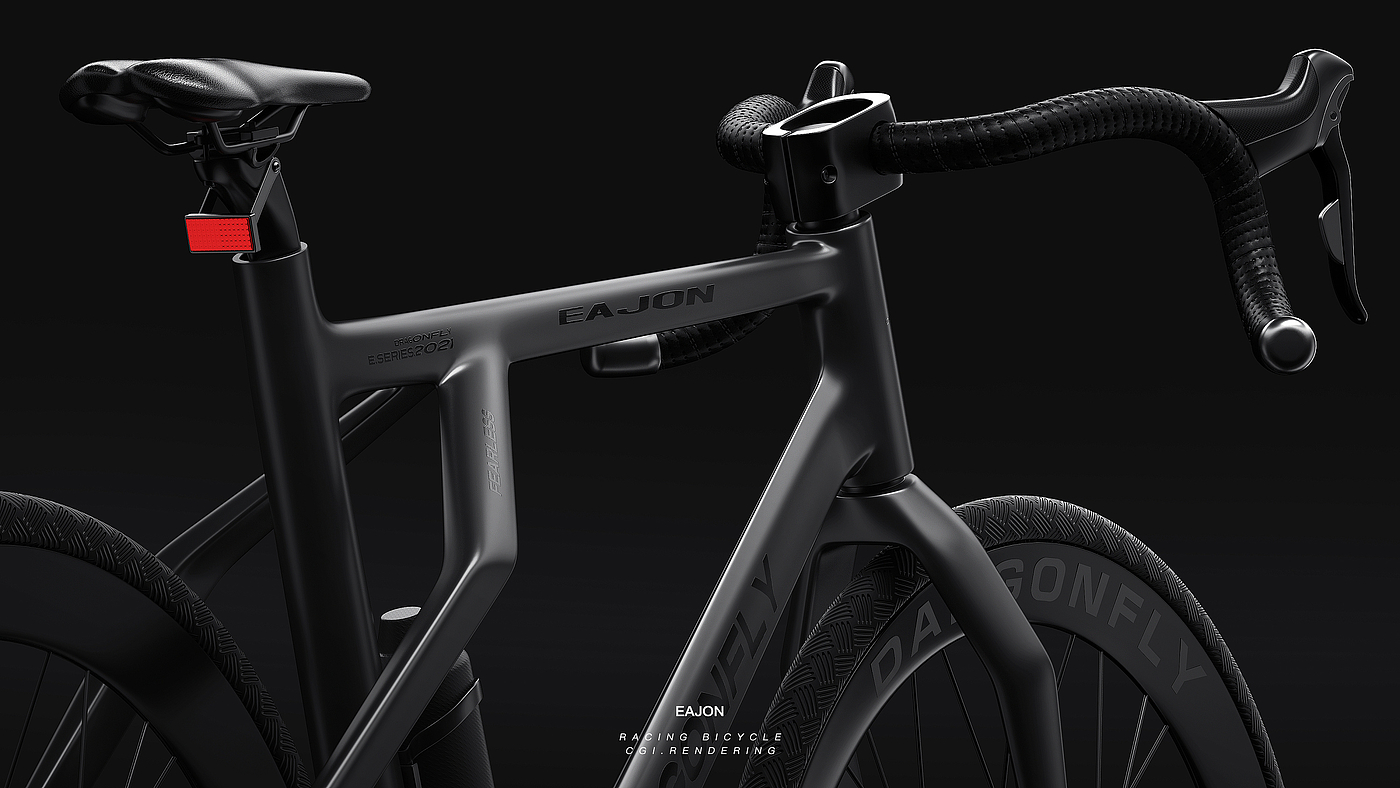 Bicycle，Render，c4d，product，fictitious，