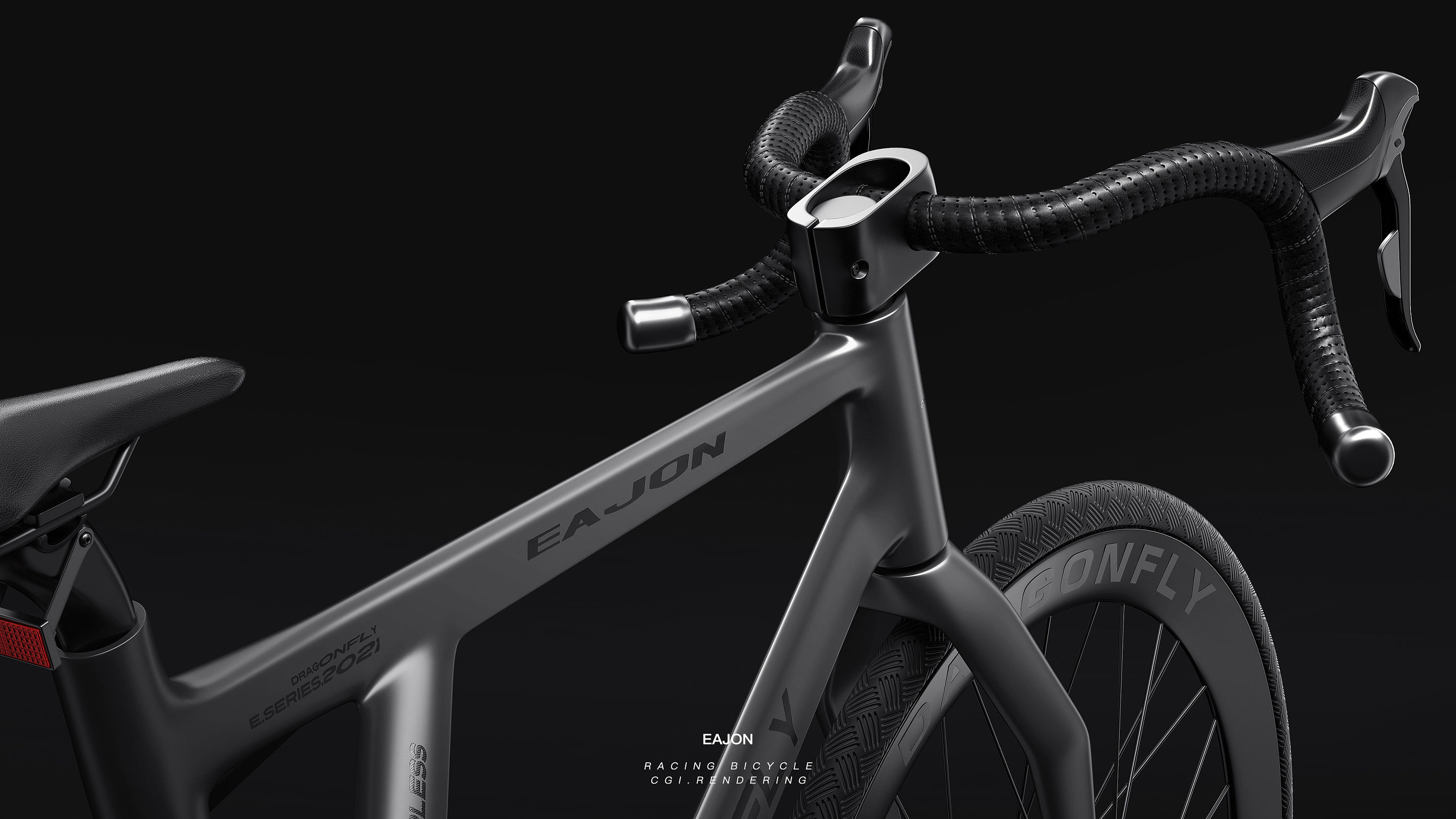 Bicycle，Render，c4d，product，fictitious，