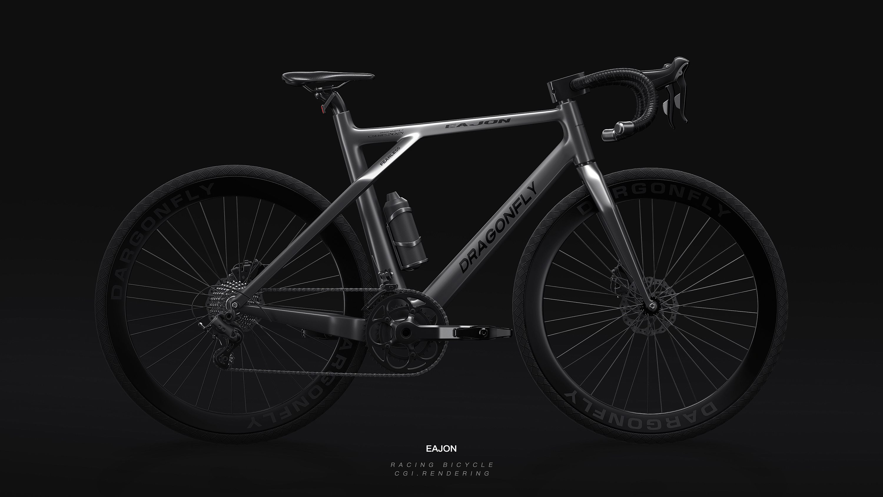 Bicycle，Render，c4d，product，fictitious，