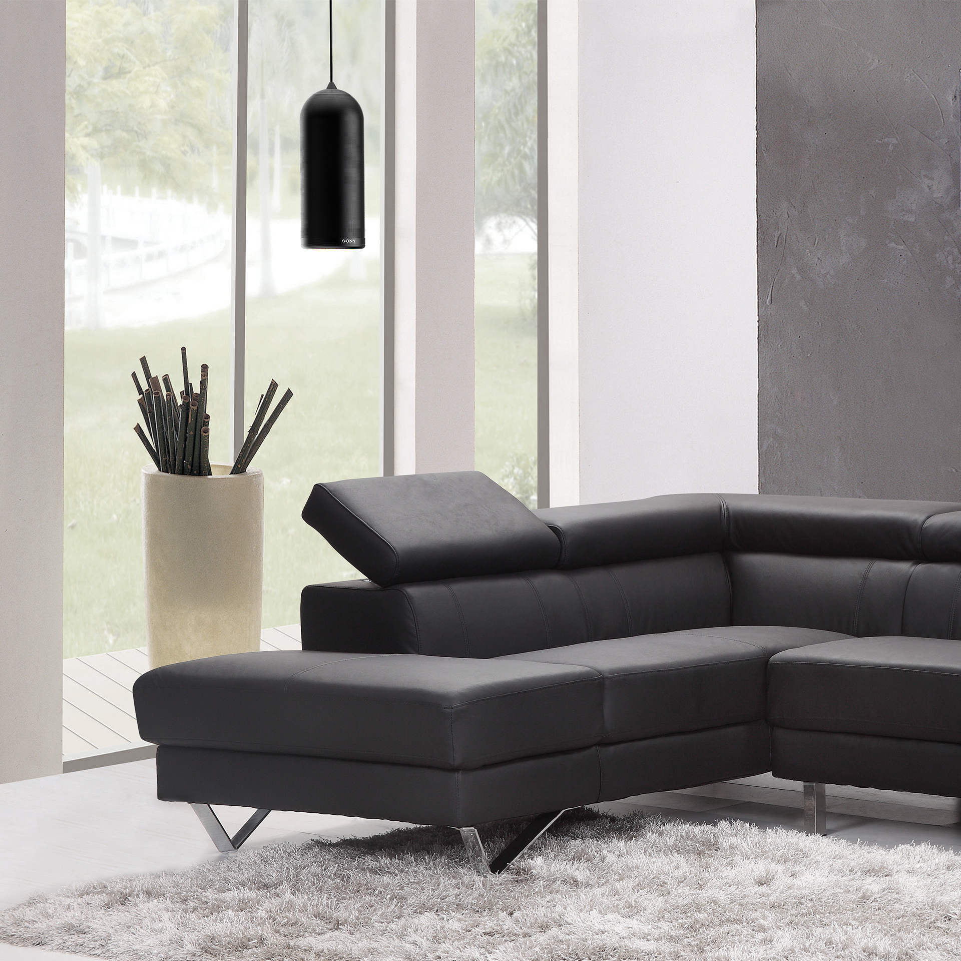 conceptual design，Sony，loudspeaker box，Bluetooth，a chandelier，originality，black，