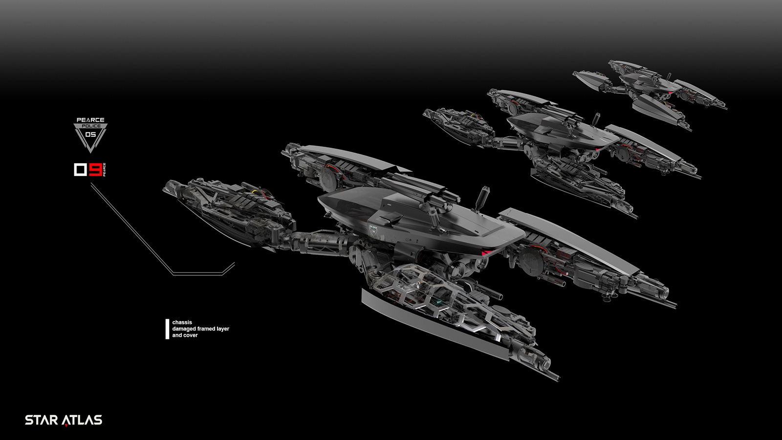 conceptual design，3D art，Pierce X5，