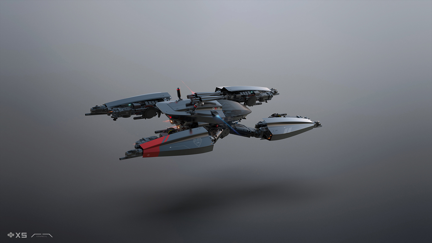 conceptual design，3D art，Pierce X5，