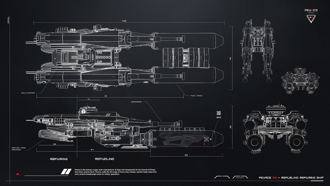 PEARCE R8，3D art，industrial design，