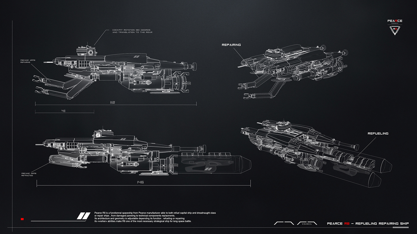 PEARCE R8，3D art，industrial design，