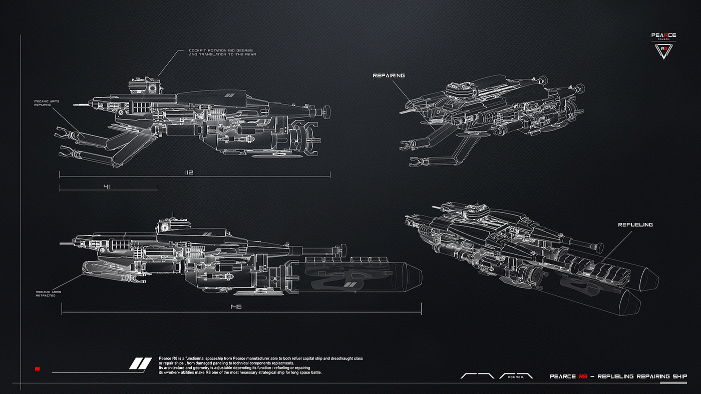 PEARCE R8，3D art，industrial design，