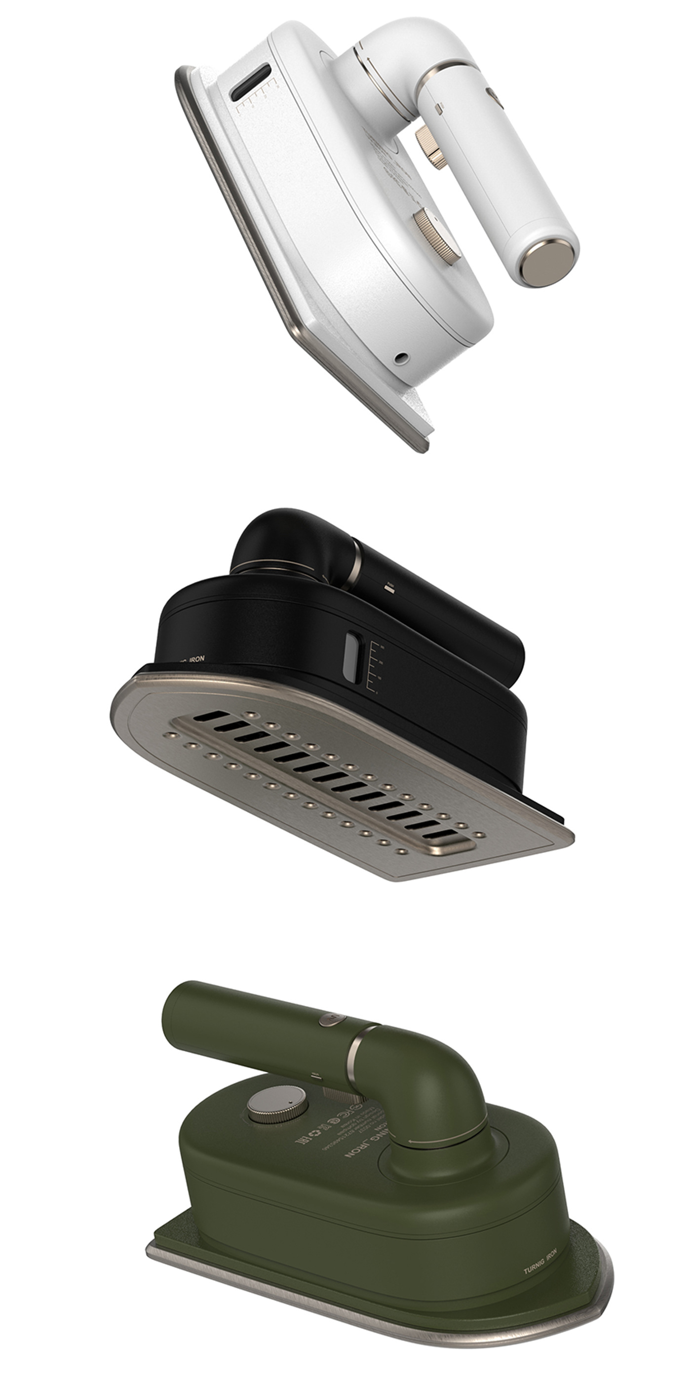 TURNING IRON，Iron，white，