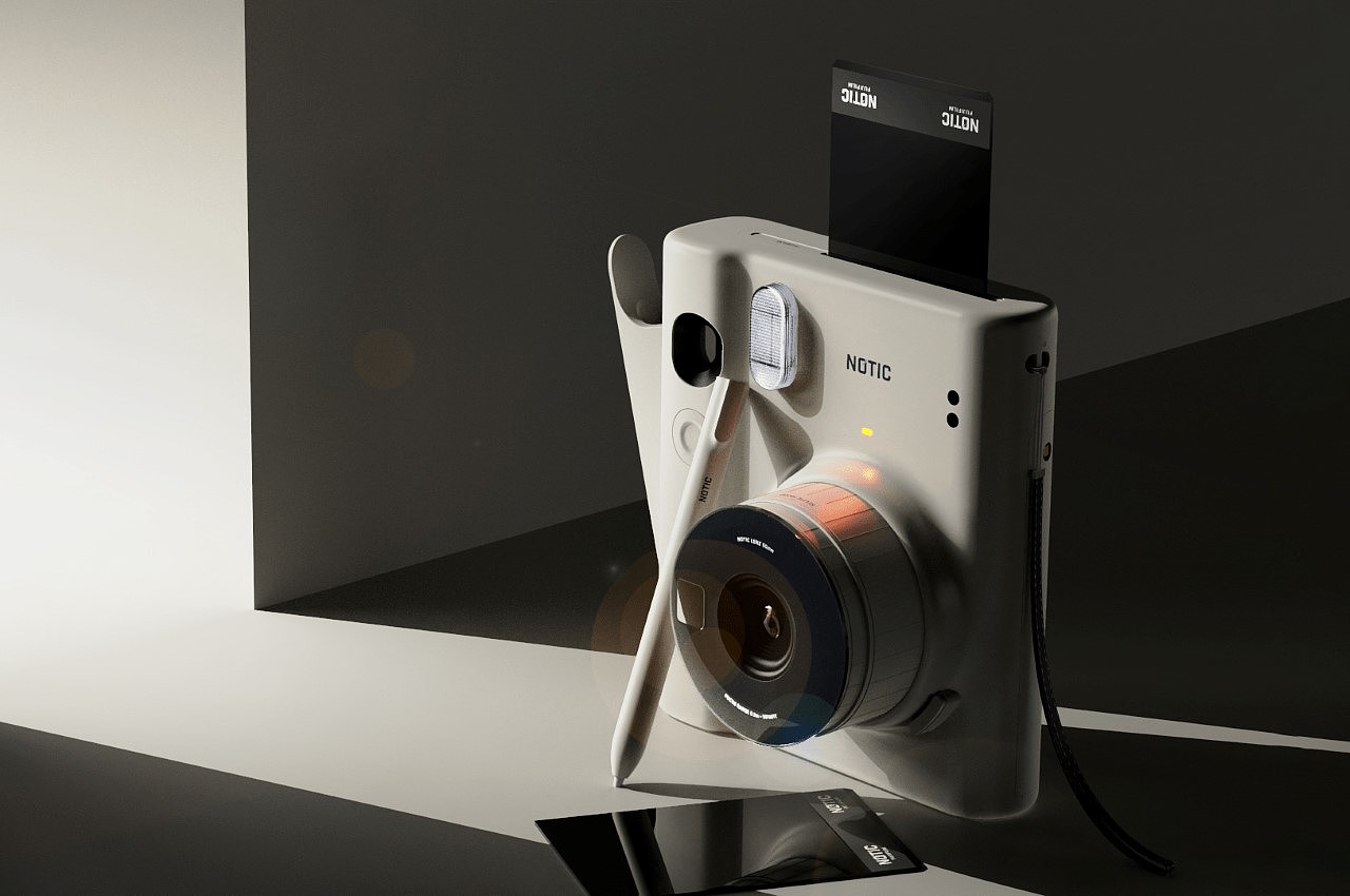 NOTIC，Polaroid，white，