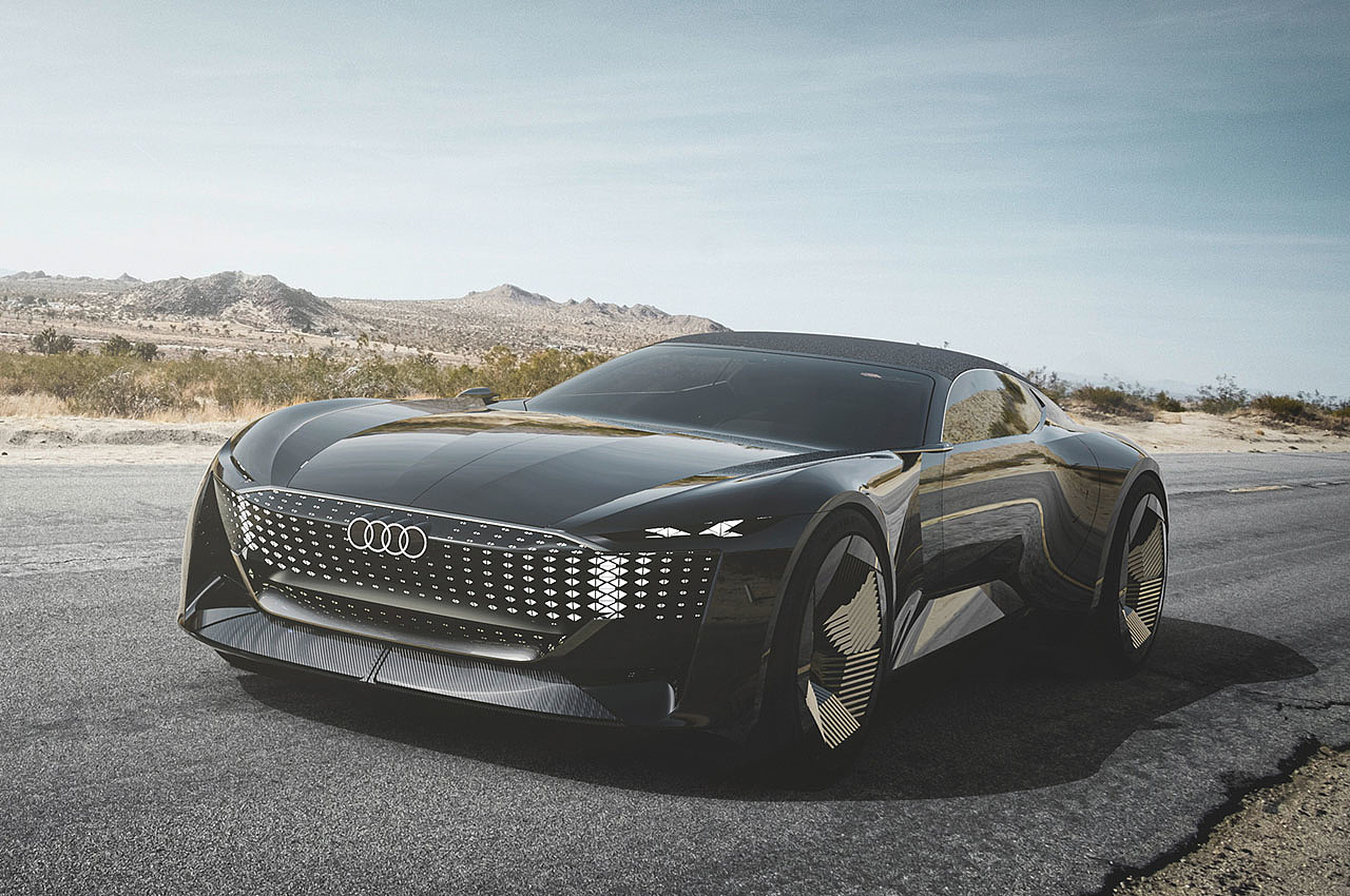 audi，Automobile design，black，