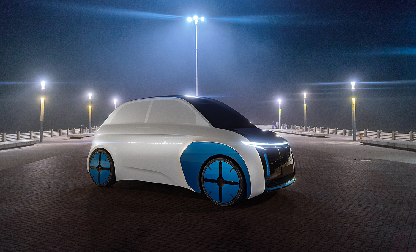 DLR UMV，Automobile design，Hand drawn，