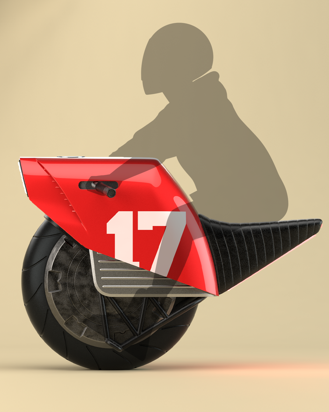 ELECTRIC MONOCYCLE，Electric motorcycle，conceptual design，