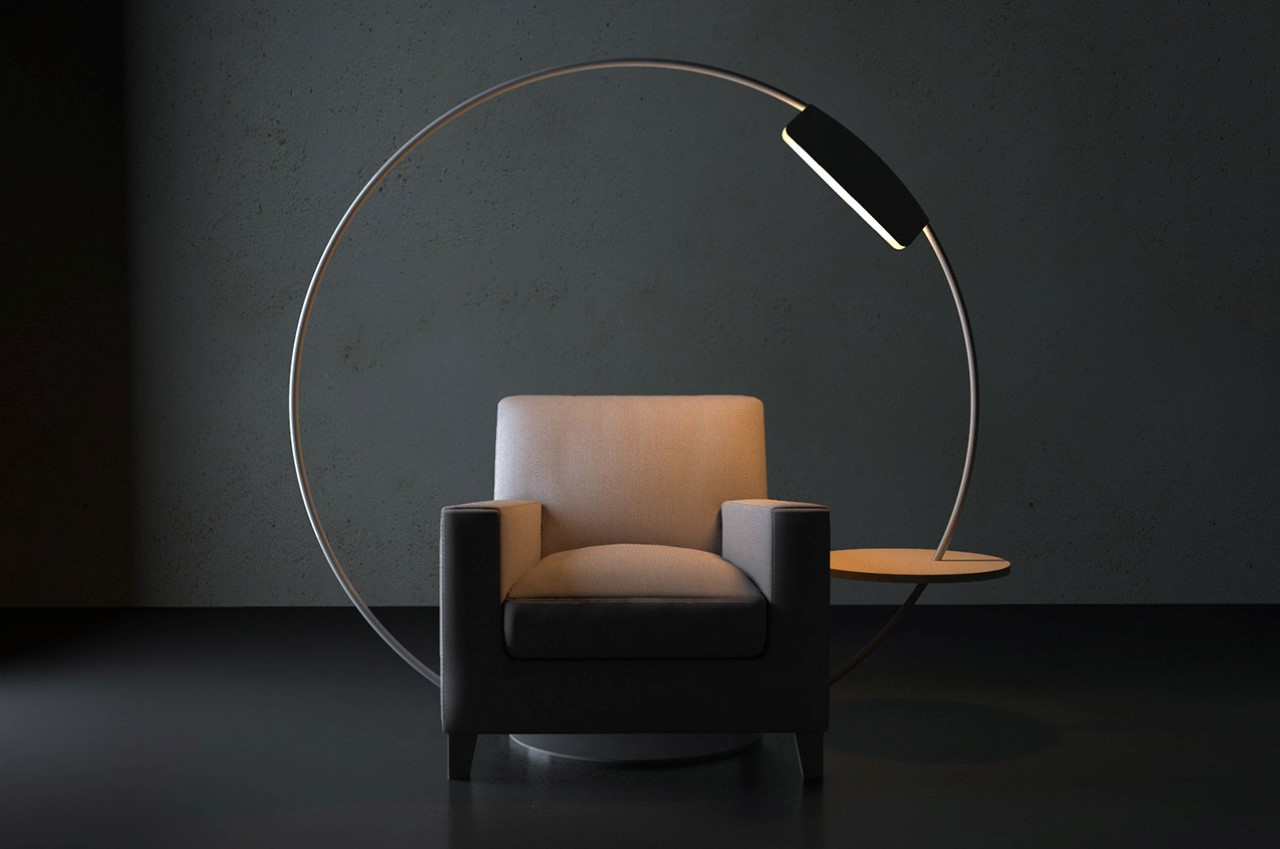 Ring Light，Ring reading lamp，black，