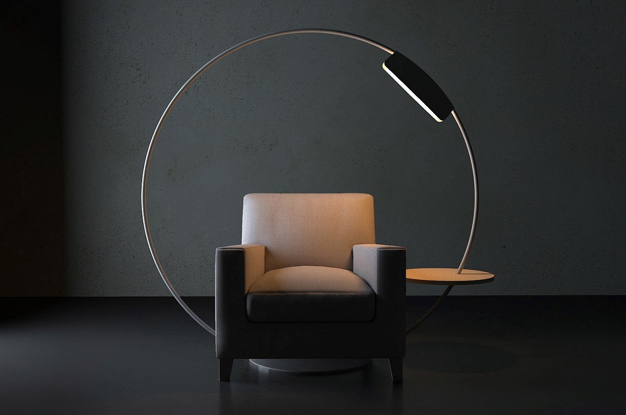 Ring Light，Ring reading lamp，black，
