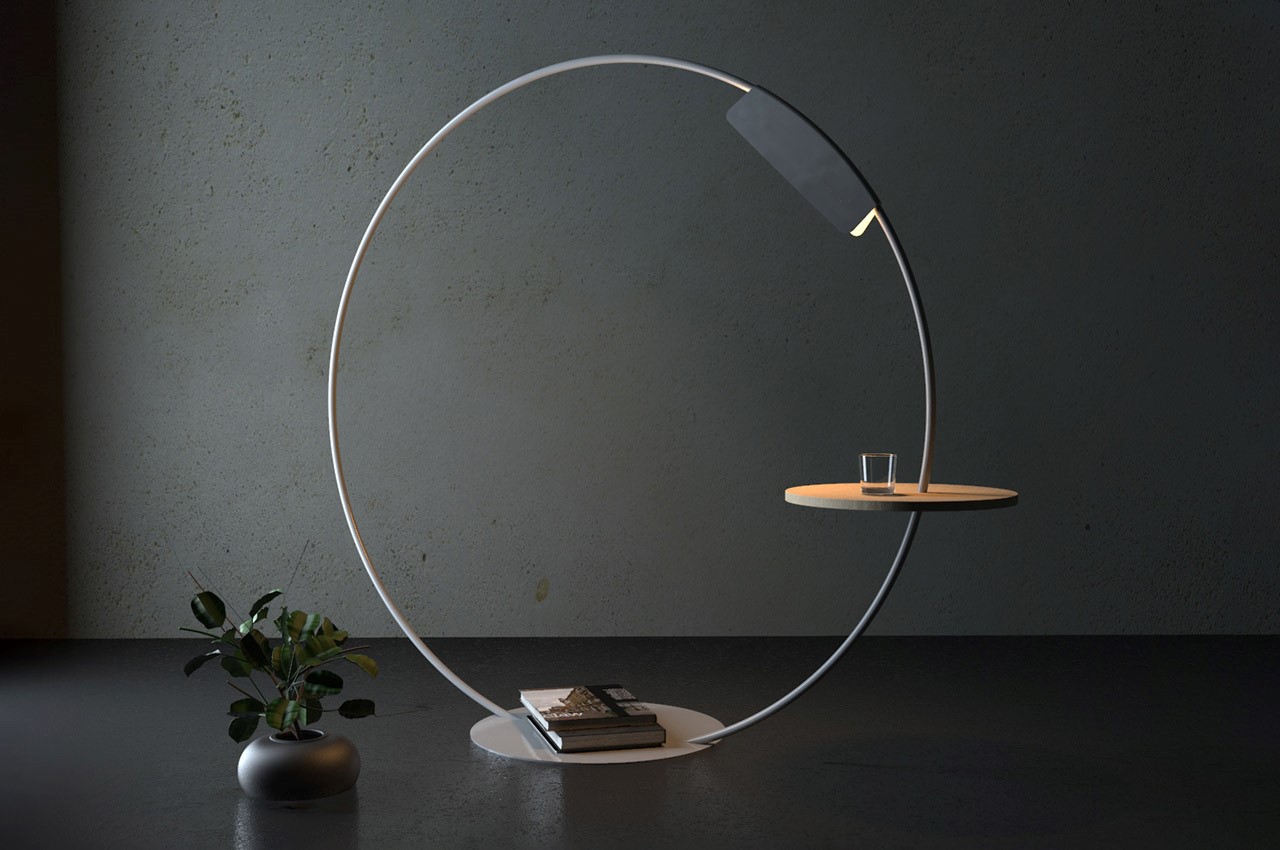 Ring Light，Ring reading lamp，black，