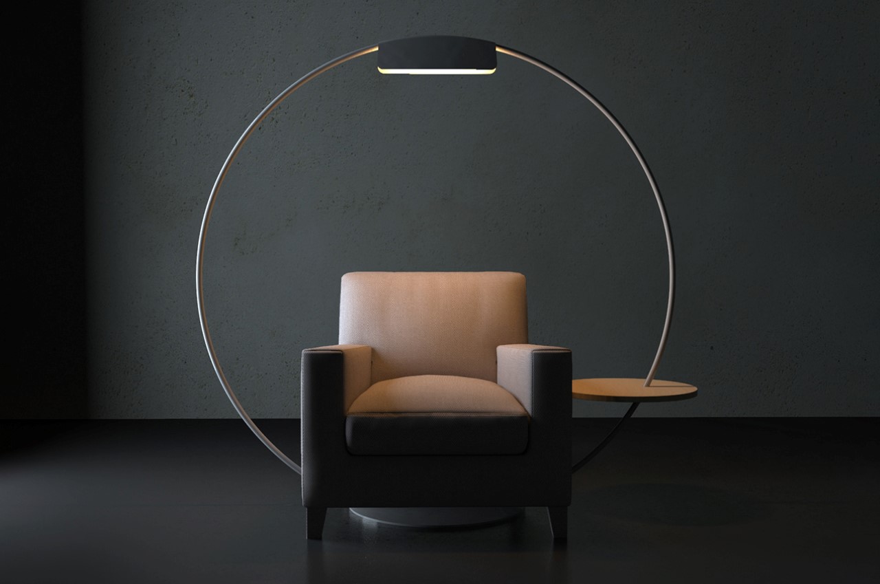 Ring Light，Ring reading lamp，black，