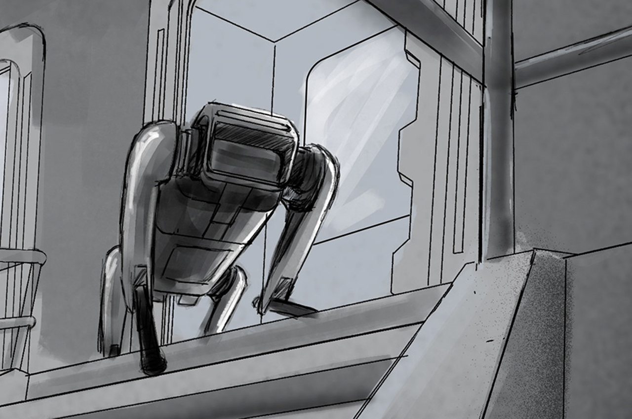 XIAOMI ROBOTIC DOG，Millet robot dog，conceptual design，