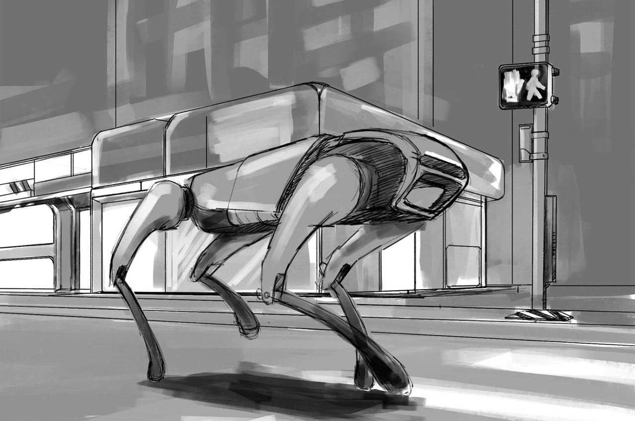 XIAOMI ROBOTIC DOG，Millet robot dog，conceptual design，