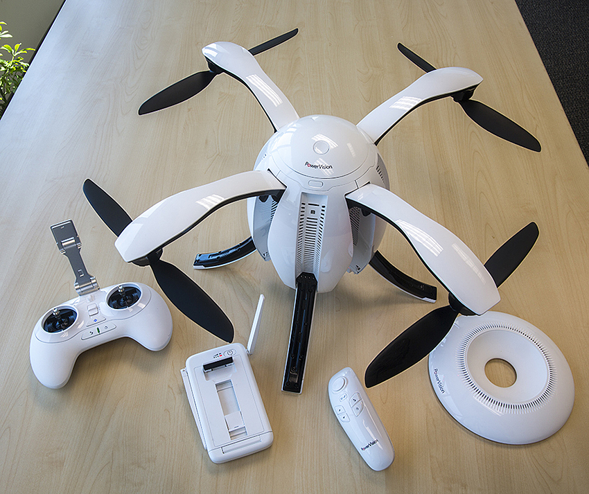 Aerial camera，PowerEgg，Flying robot，2017 red dot，