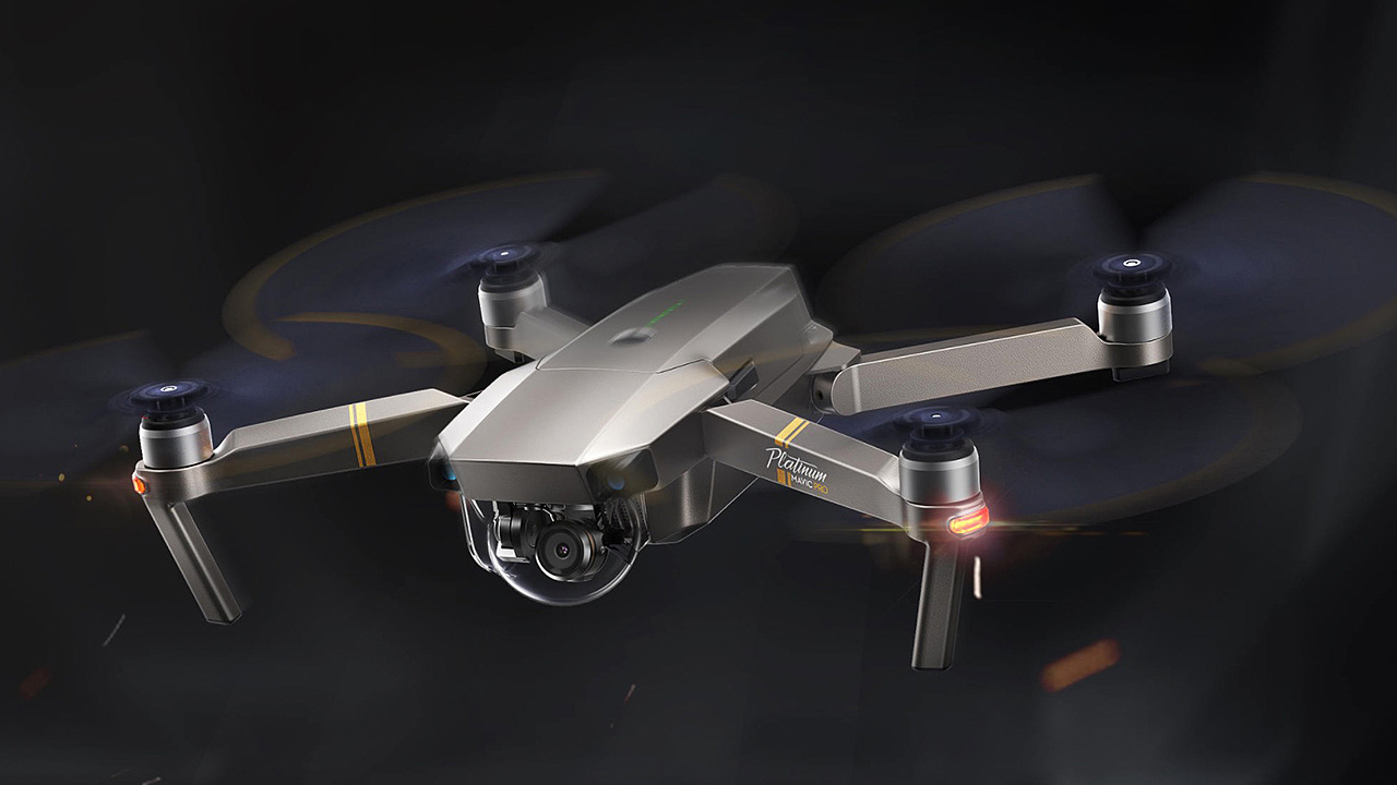2017 red dot，MAVIC PRO，Aerial drone，