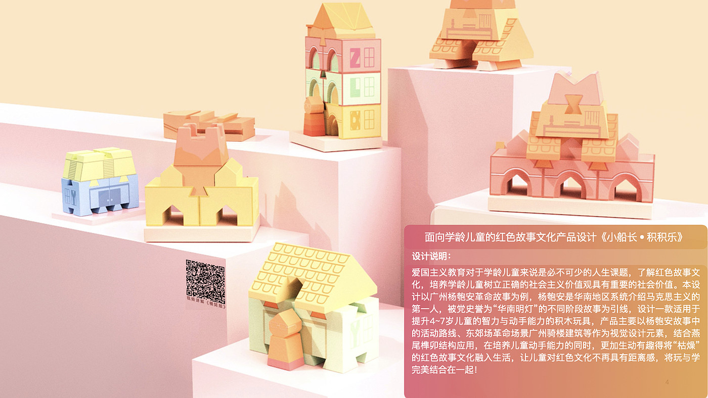 Cultural and creative design，，Original design，Toy design，Teaching aid design，school-age children，Yang paoan's "South China Light"，Designed to commemorate the 100th anniversary of the party，