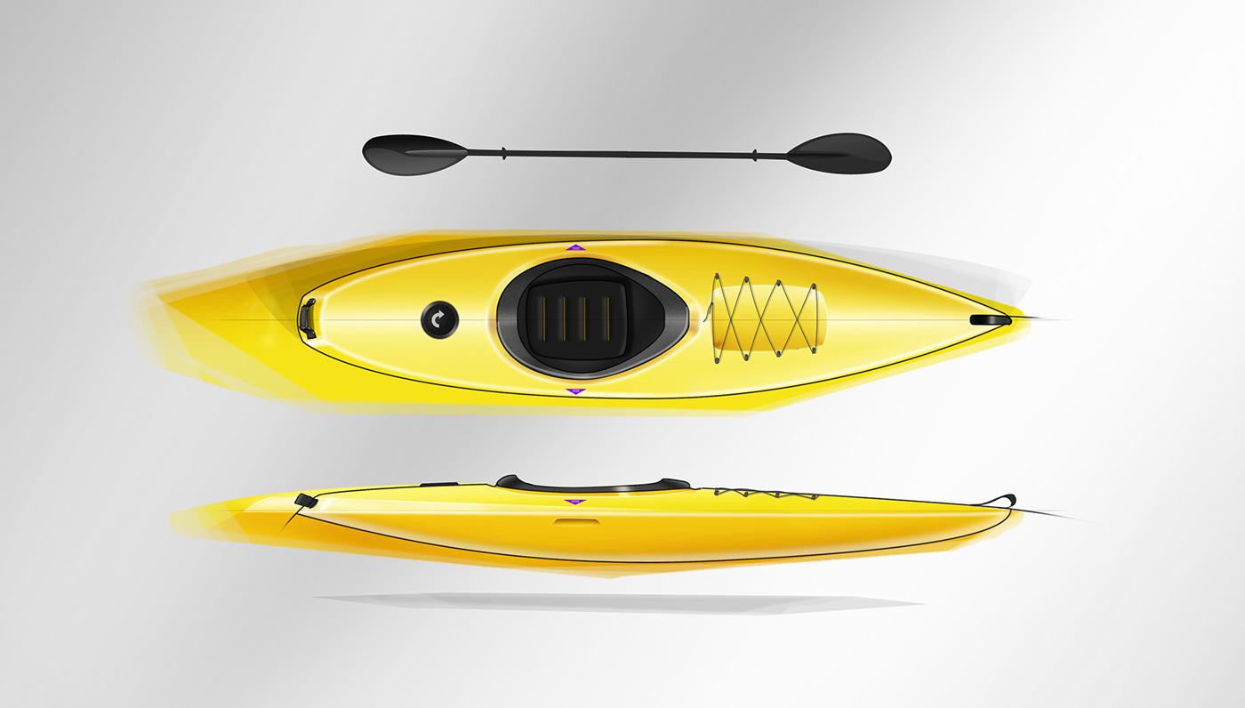 Kayak，concept，Render，