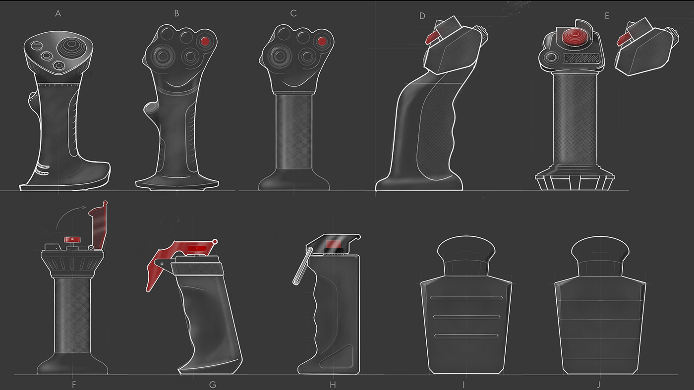 Secret Weapon，Render，Hand drawn，