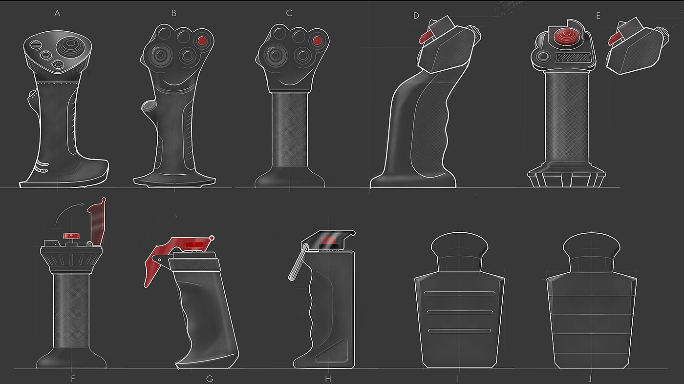 Secret Weapon，Render，Hand drawn，